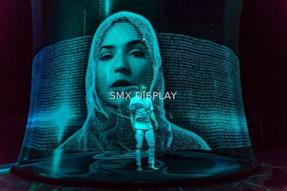 kualitas Layar Pepperscrim 3D Holografik Transparan Tak Terlihat Pabrik