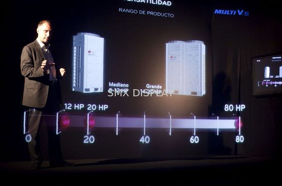 kualitas 5m Lebar Gambar 3D Layar Refleksi Foil Holografik Transparan Pabrik