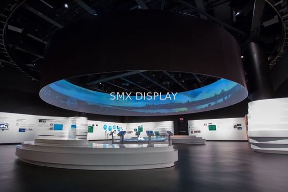 Kualitas Layar Proyeksi Simulator Penerbangan RoHS 180 Derajat Matte Pabrik