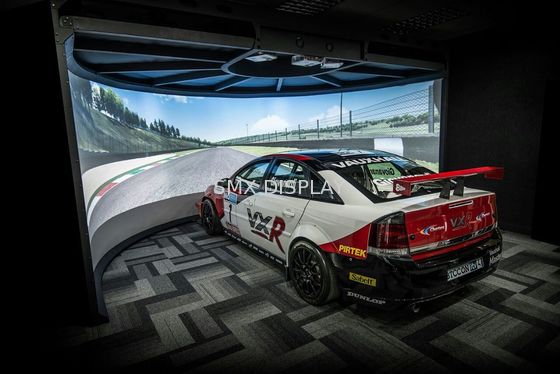 Kualitas Layar Berdiri Lantai Simulasi Melengkung Penerbangan 360 Derajat Pabrik