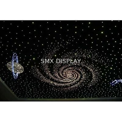 Kualitas 0.75mm Fiber Optic Star Ceiling Panels PMMA Dekoratif bioskop dan ruangan Pabrik