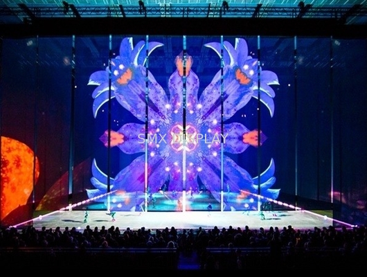 Holographic Stage Transparan Hologram Screen Polyamide Untuk Proyeksi Langsung