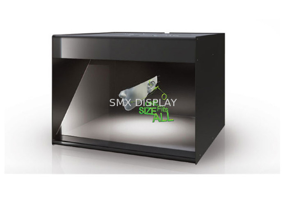 Iklan, POS Holocube 42 ", Menggabungkan konten 3D hologram dengan produk fisik