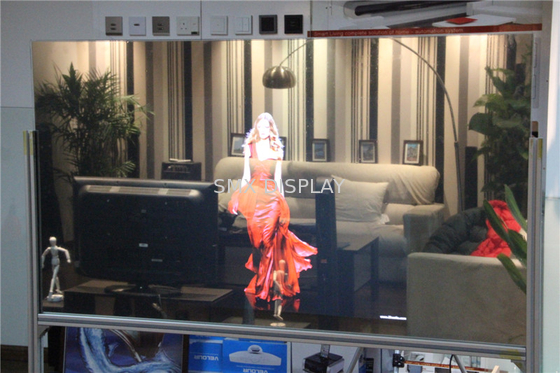 Kecerahan Tinggi Transparan hologram belakang Film proyeksi 1524 x 3000mm
