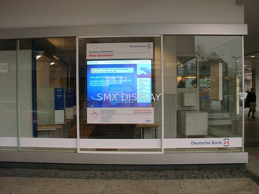 Kualitas Pusat Perbelanjaan Hologram Film Transparan Untuk Layar Proyeksi Pada Kaca Pabrik