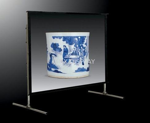 Cepat lipat Mobile 120 inch layar proyeksi untuk acara indoor / outdoor
