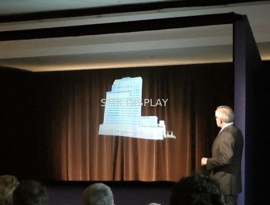 kualitas High Definition Sistem Holographic Proyeksi, proyeksi hologram 3d untuk Musik Konser Pabrik