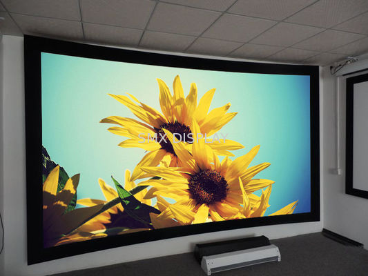 kualitas Layar Proyeksi Melengkung 180/360 Derajat, layar proyeksi bundar, layar proyeksi gain tinggi Pabrik