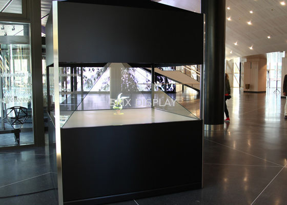 kualitas Resolusi tinggi 360 Gelar Showcase Holographic Tampilan Di toko Advertising &amp; Retail Pabrik