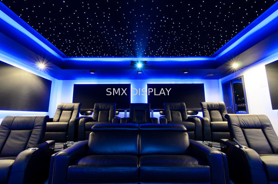 PMMA Fiber Optic Star Ceiling Light 600x1200mm RGB Light Dengan 7 Warna