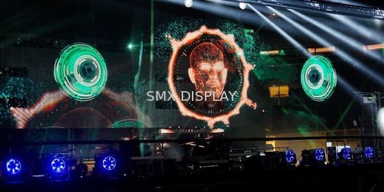 kualitas Bahan Poliamida Layar Mesh Hologauze 3D Untuk Pertunjukan Panggung Acara Pabrik